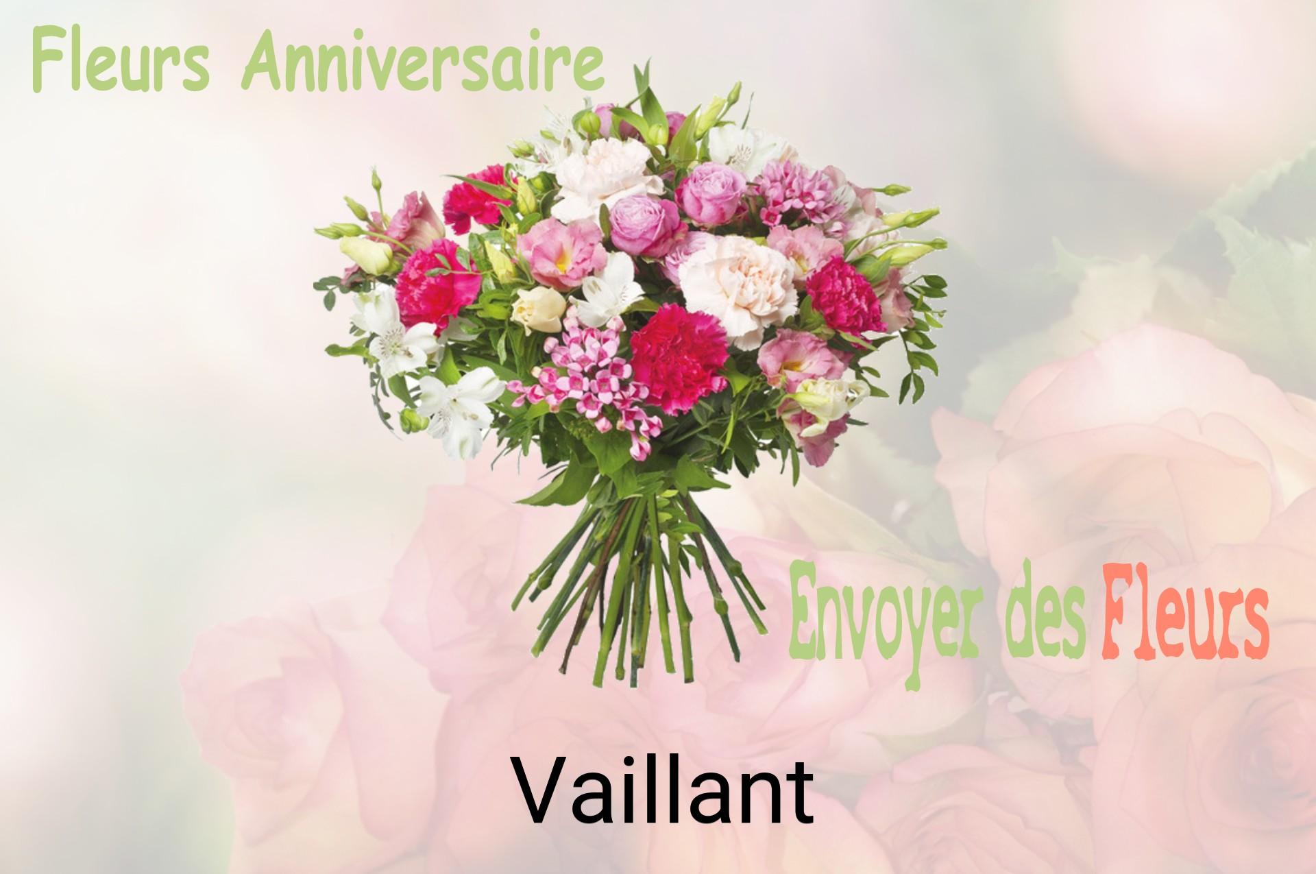 Bouquet de fleurs d’anniversaire livré à Vaillant