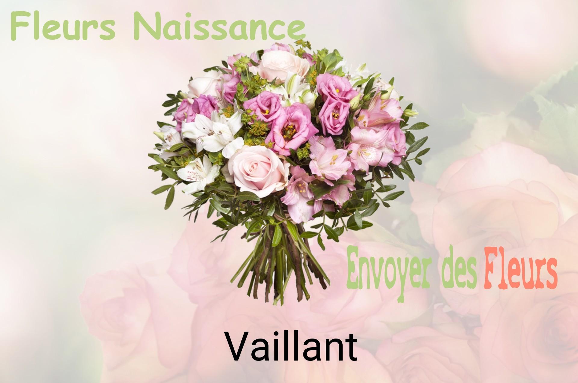 Bouquet de fleurs de naissance livré à Vaillant